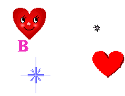 Gif animé bienvenue coeurs